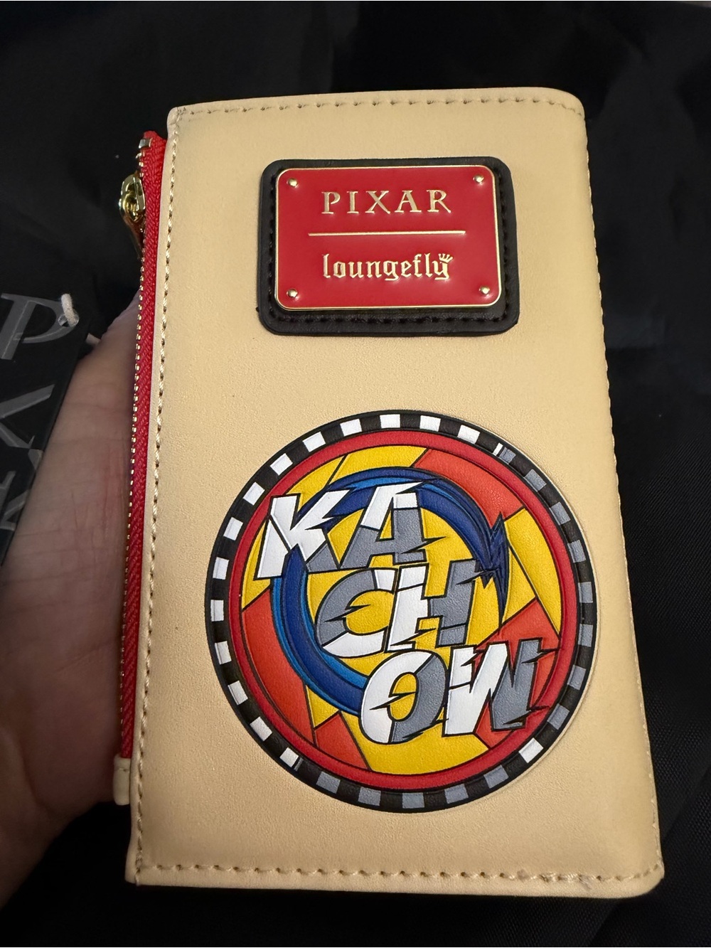Loungefly Beige Wallet with Red Lightning McQueen Graphic - Picture 2 of 4